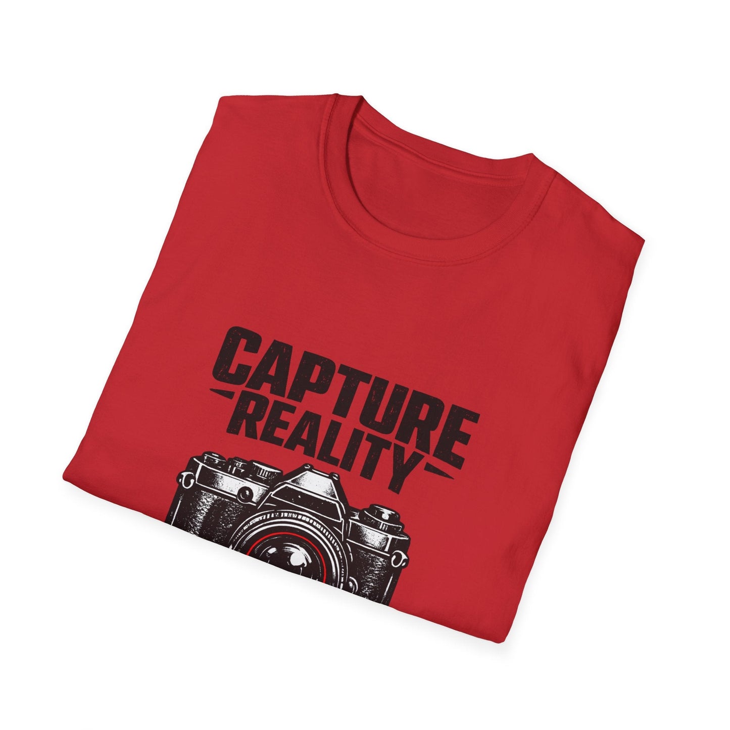 Photography T-Shirt — "Capture Reality" Camera Tee (No Filter Needed) Printify