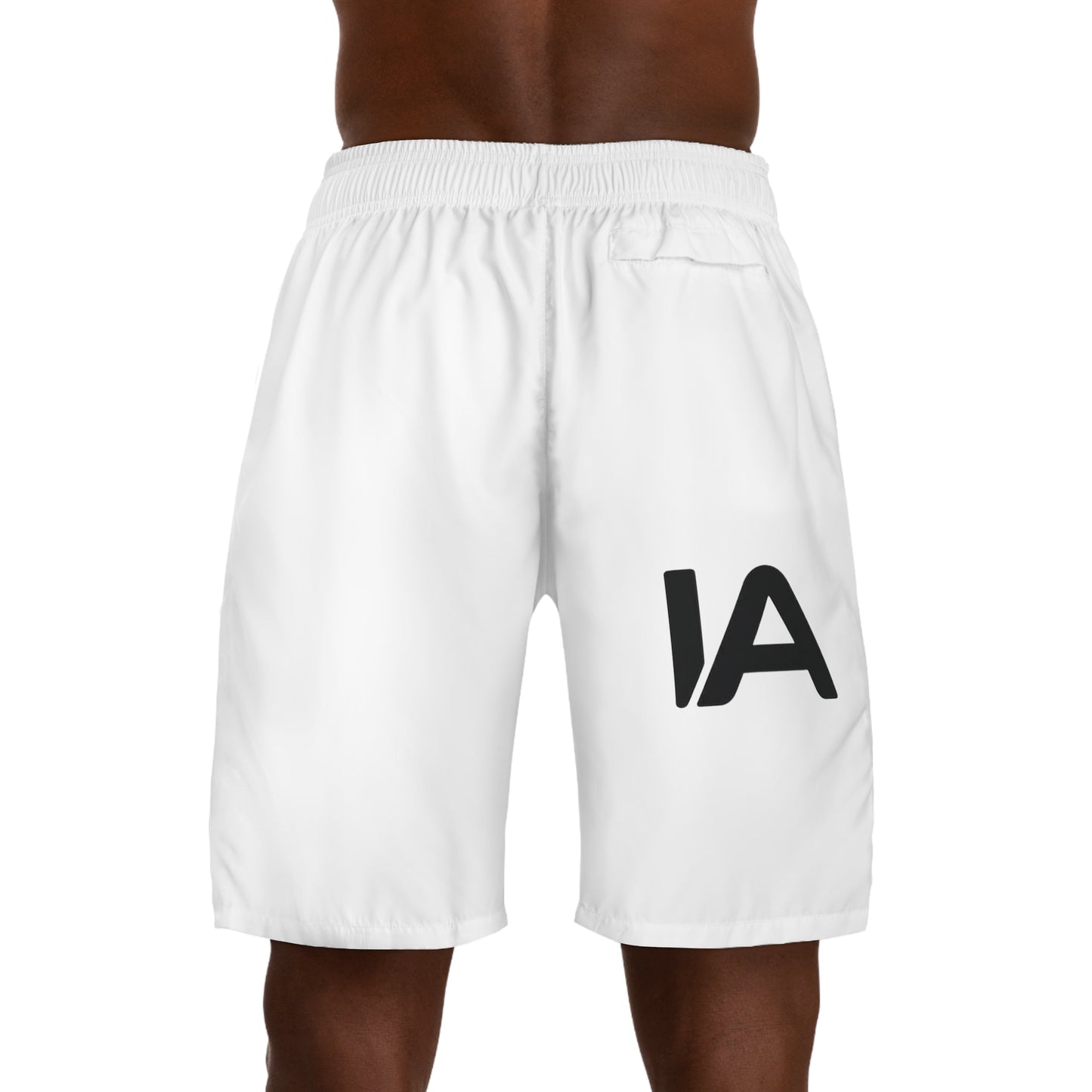 Focus Mode Locked Men's Jogger Shorts — Athletic Streetwear with Bold Typography Printify