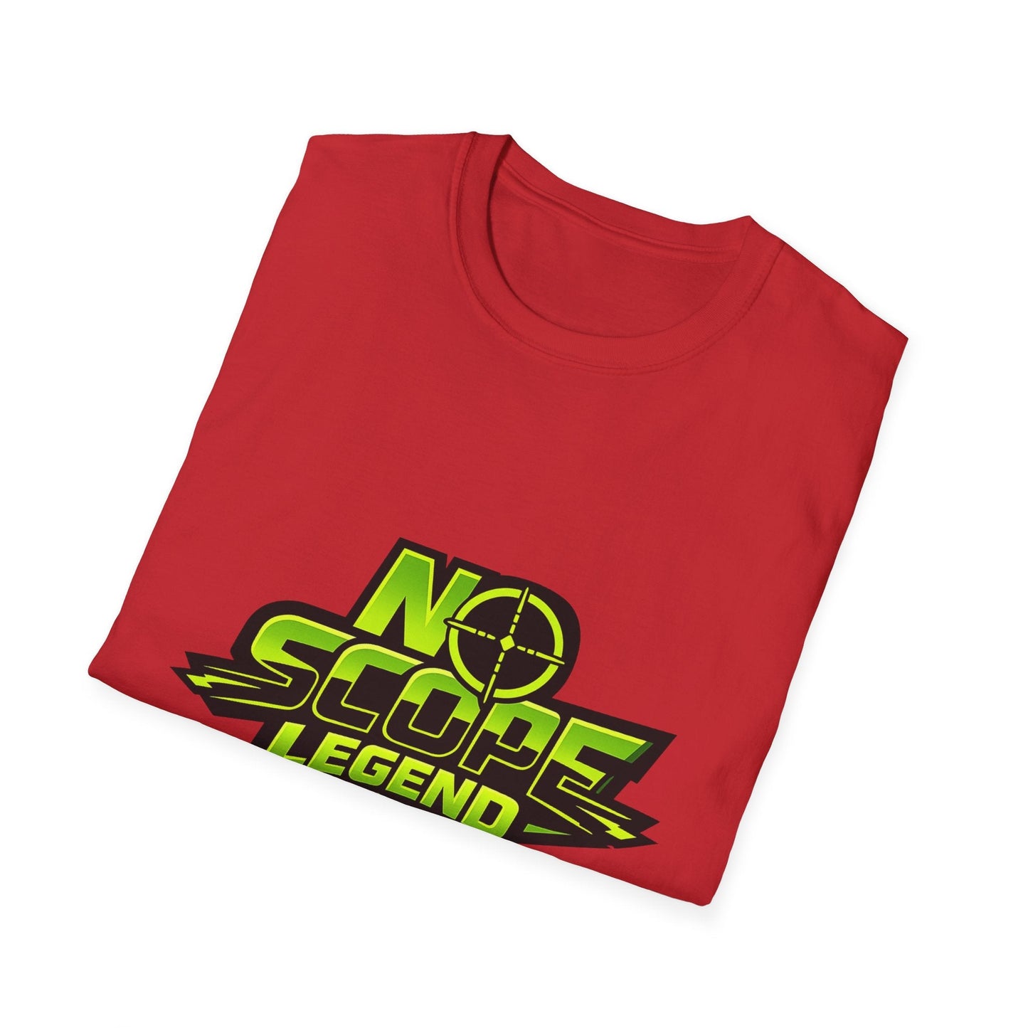 No Scope Legend T-Shirt — Gamer/Streamer Aim Training Tee Printify