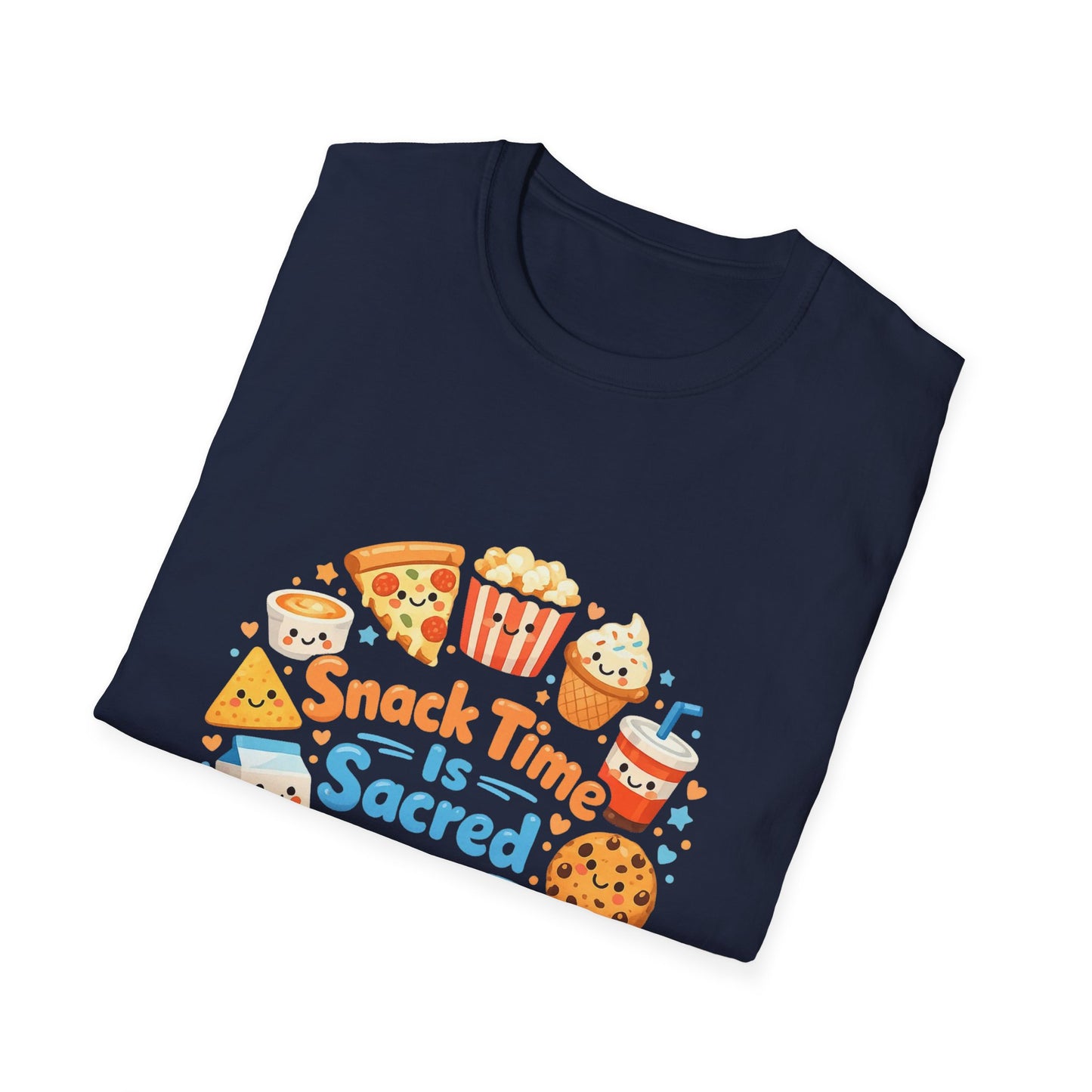 Snack Time Is Sacred T-Shirt — Cute Kawaii Snack Graphic Tee