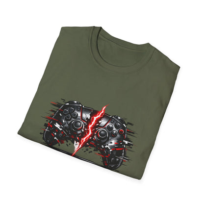 Respawn Mode Gaming T-Shirt — Retro Controller Design Printify