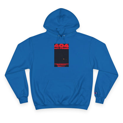 Champion Hoodie - Minimal Red Black Graphic Streetwear Hoodie Printify