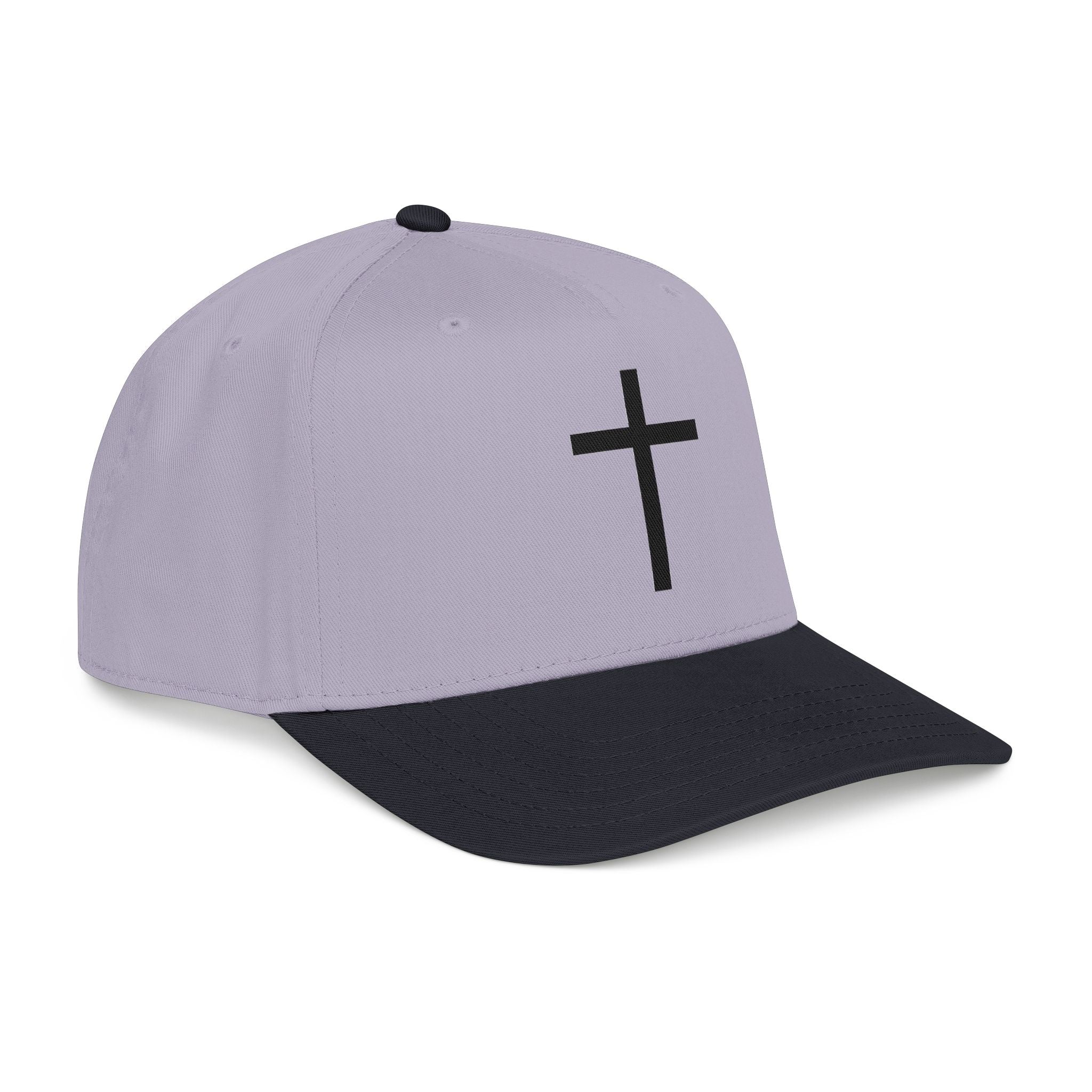Christian Cross Baseball Cap — Minimal Embroidered Faith Hat