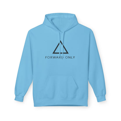 Hoodie — Minimal "Forward Only" Triangle Logo Pullover