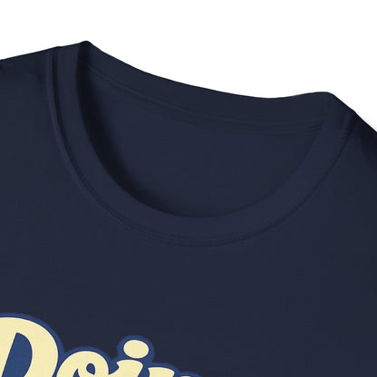 T-Shirt — "Doing Absolutely Fine" Unisex Retro Graphic Tee Printify