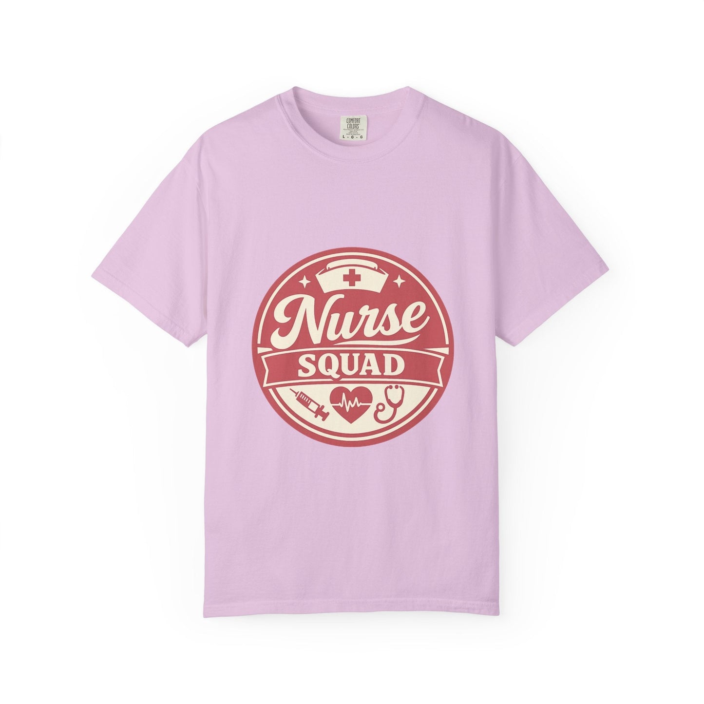 Nurse Squad T-Shirt — Retro Medical Badge Tee for Nurses & Healthcare Teams Printify