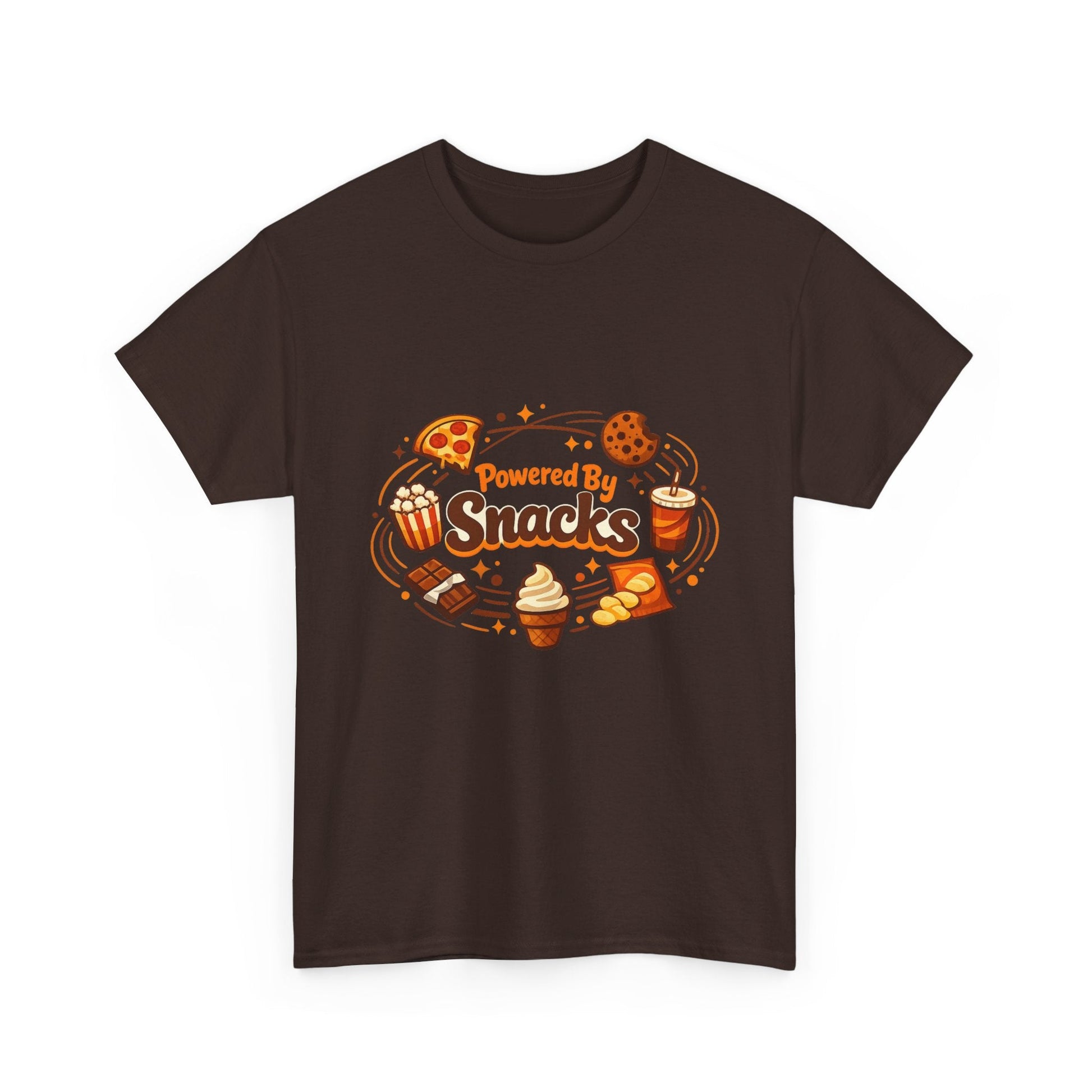 Powered By Snacks T-Shirt Printify