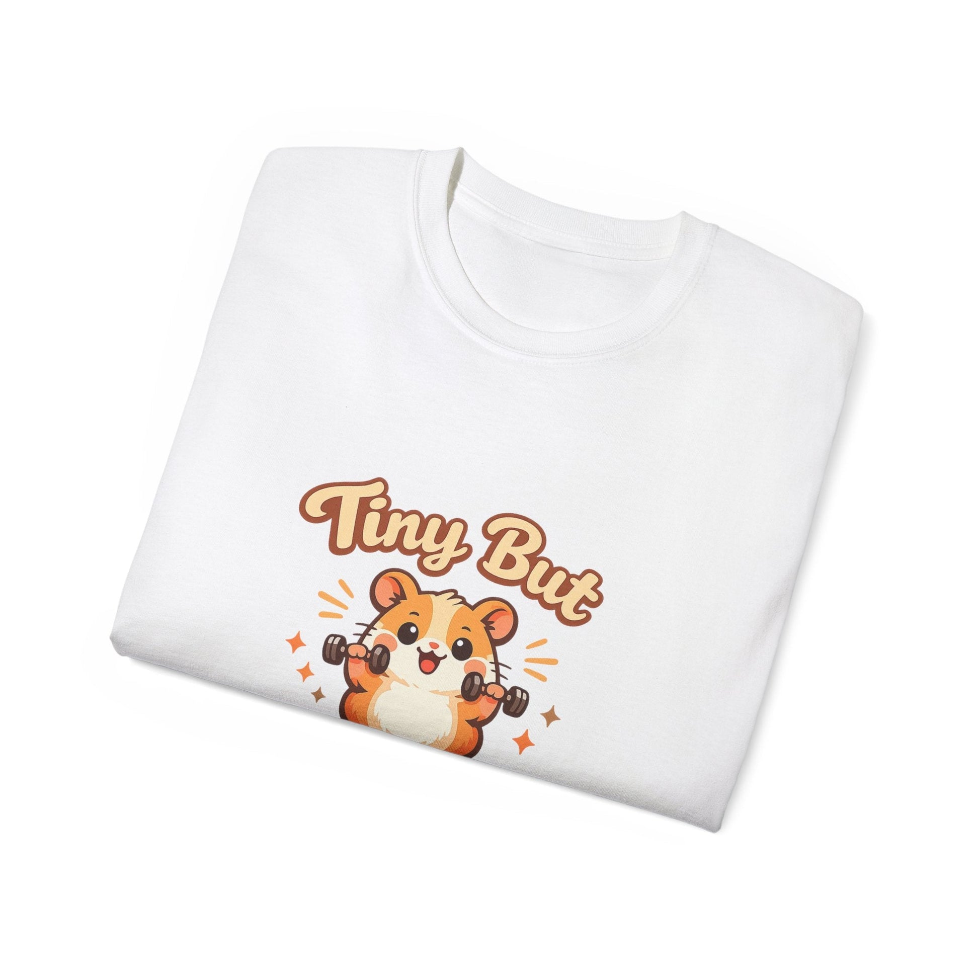 Tiny But Mighty Hamster T-Shirt Printify