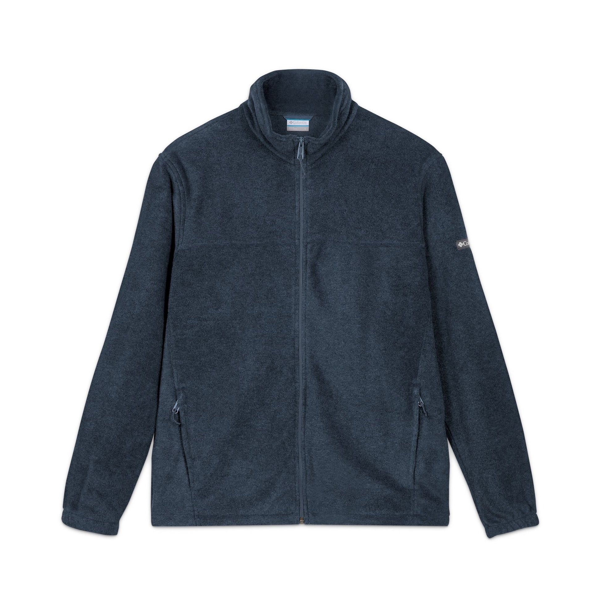 Embroidered Psychedelic Patch Fleece Jacket – Unisex Colorful Abstract Back Design Printify