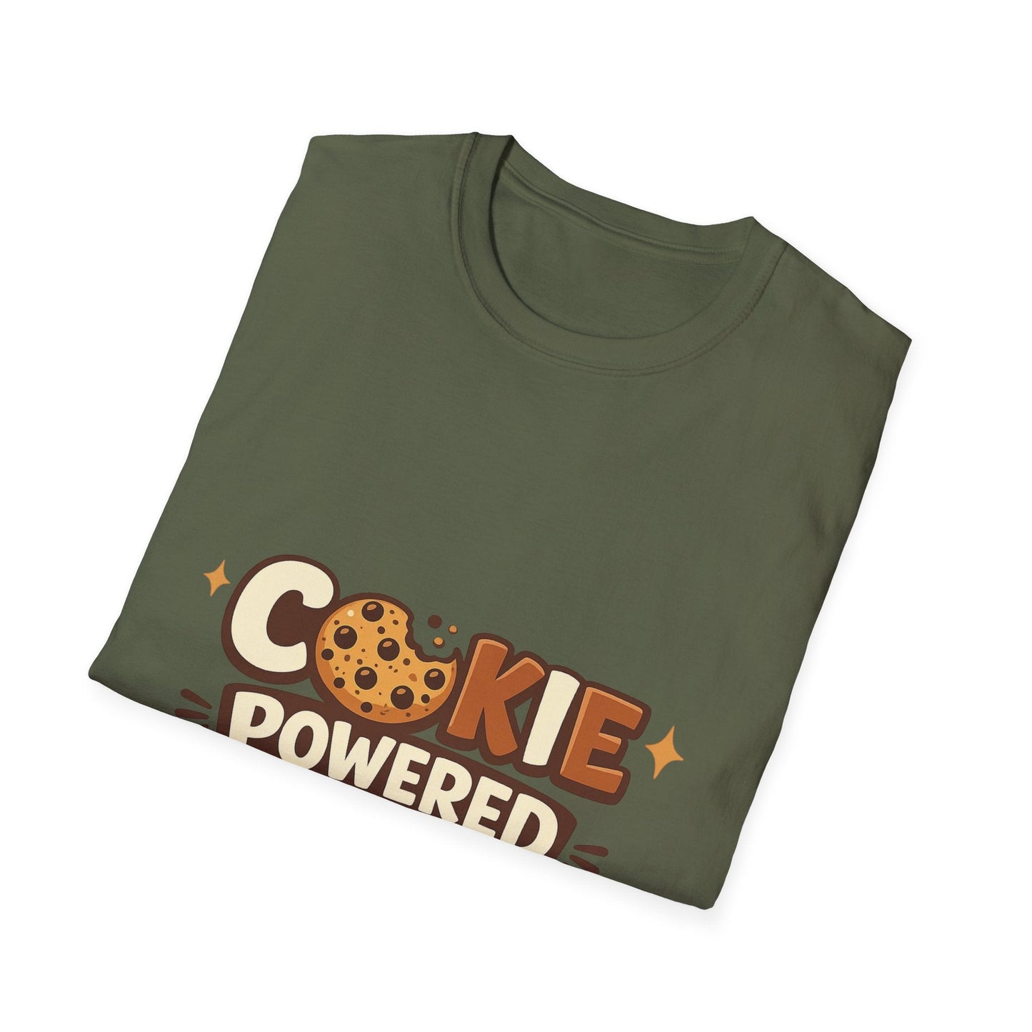 Cookie Powered T-Shirt — Cute Cookie Graphic Tee Printify