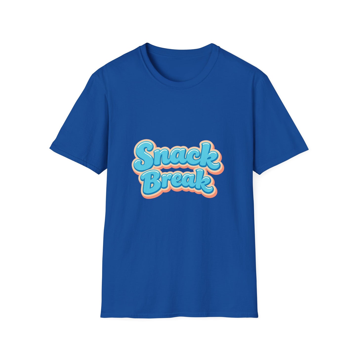 Snack Break T-Shirt — Retro Bubble Letter Graphic Tee