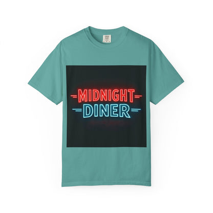 Midnight Diner Neon T-Shirt Printify