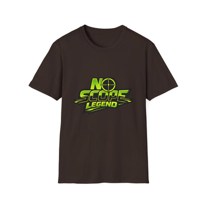 No Scope Legend T-Shirt — Gamer/Streamer Aim Training Tee Printify