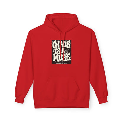 Chaos Is A Muse Hoodie — Retro Psychedelic Graphic Pullover Printify
