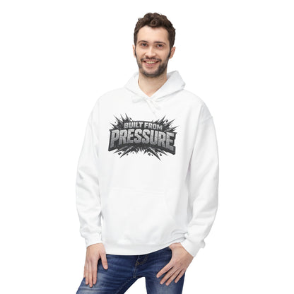 Build From Pressure Hoodie — Motivational Graphic Pullover Printify