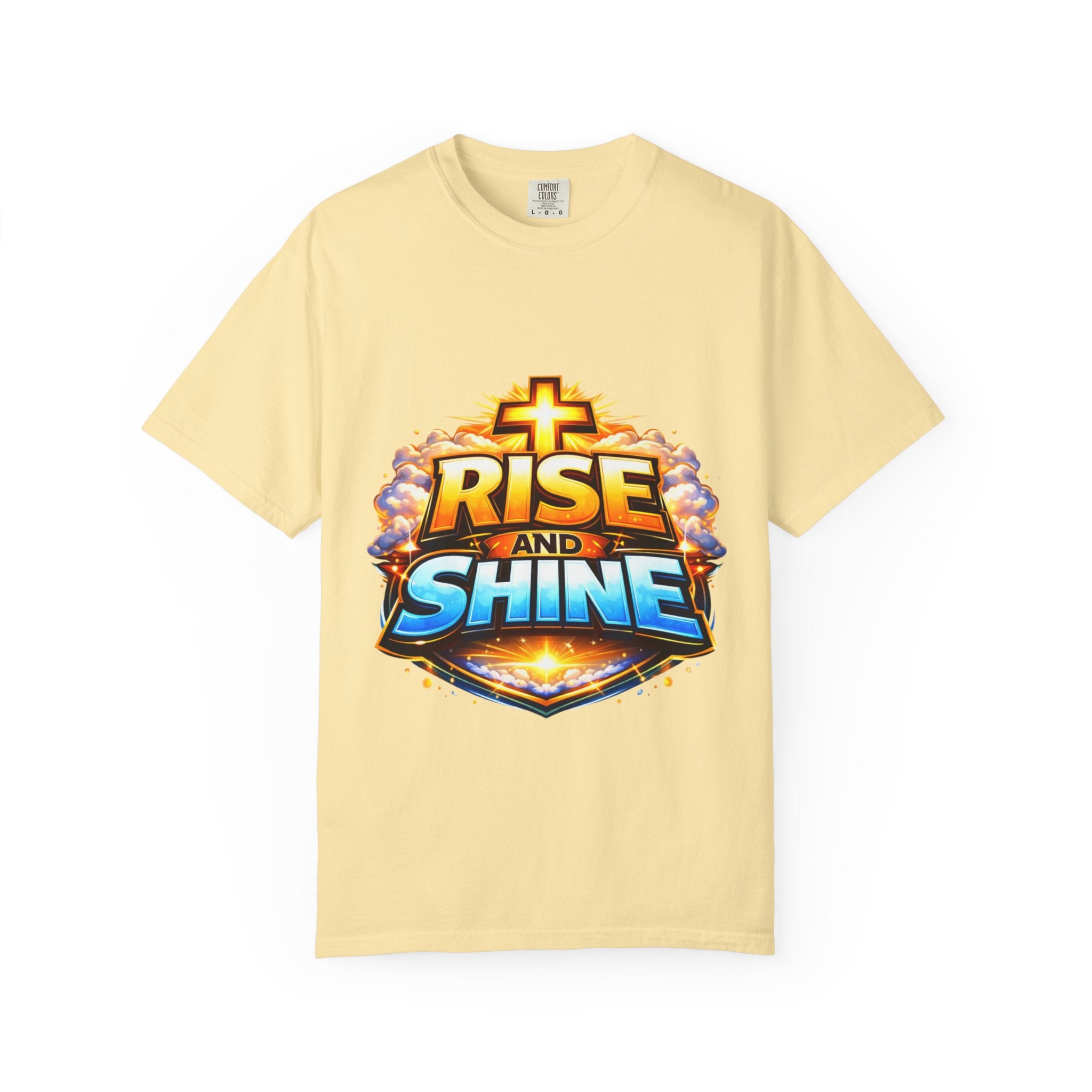 T-Shirt — "Rise and Shine" Christian Inspirational Graphic Tee