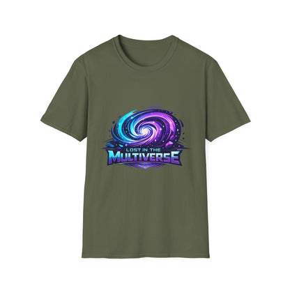 Lost in the Multiverse T-Shirt — Galaxy Vortex Graphic Tee Printify
