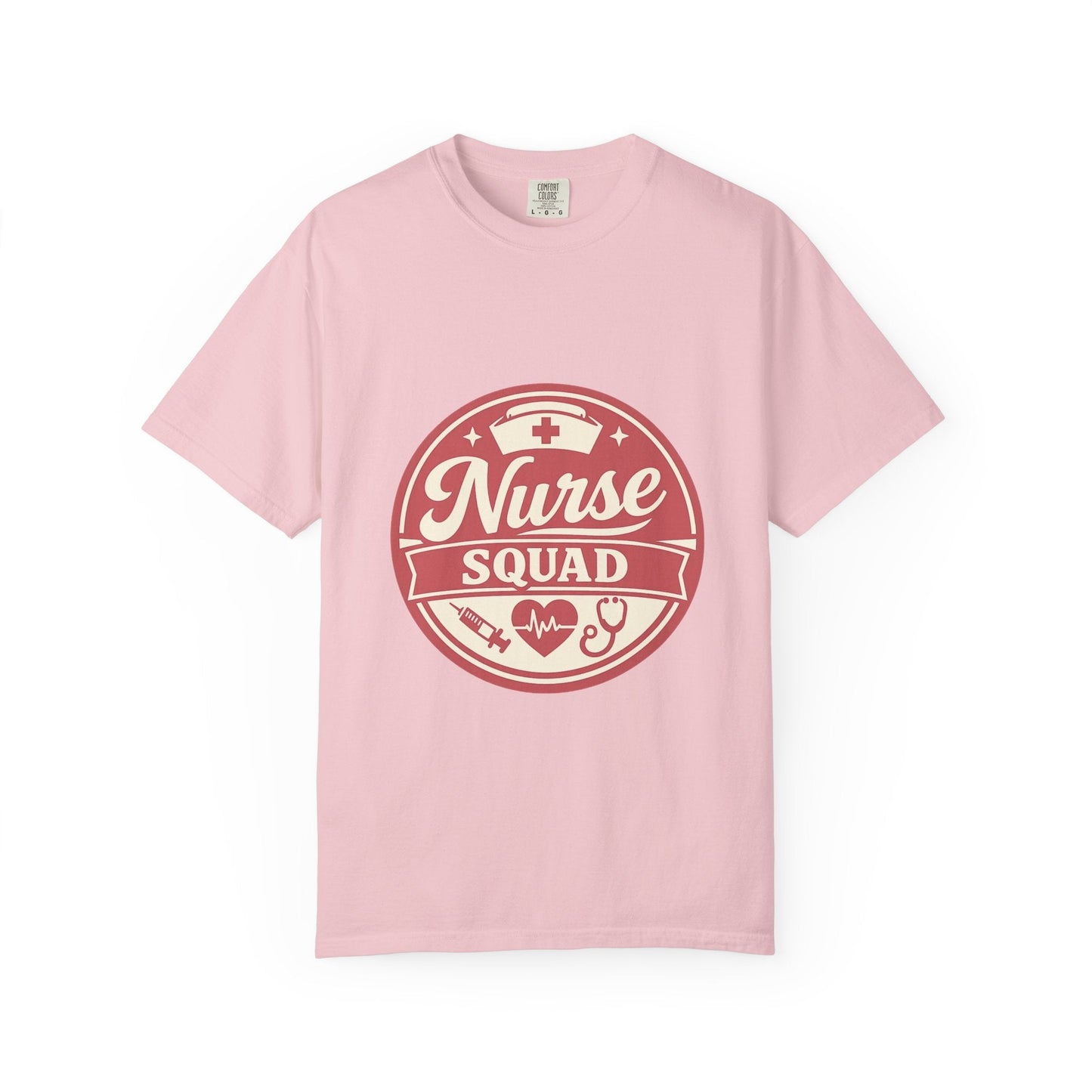 Nurse Squad T-Shirt — Retro Medical Badge Tee for Nurses & Healthcare Teams Printify