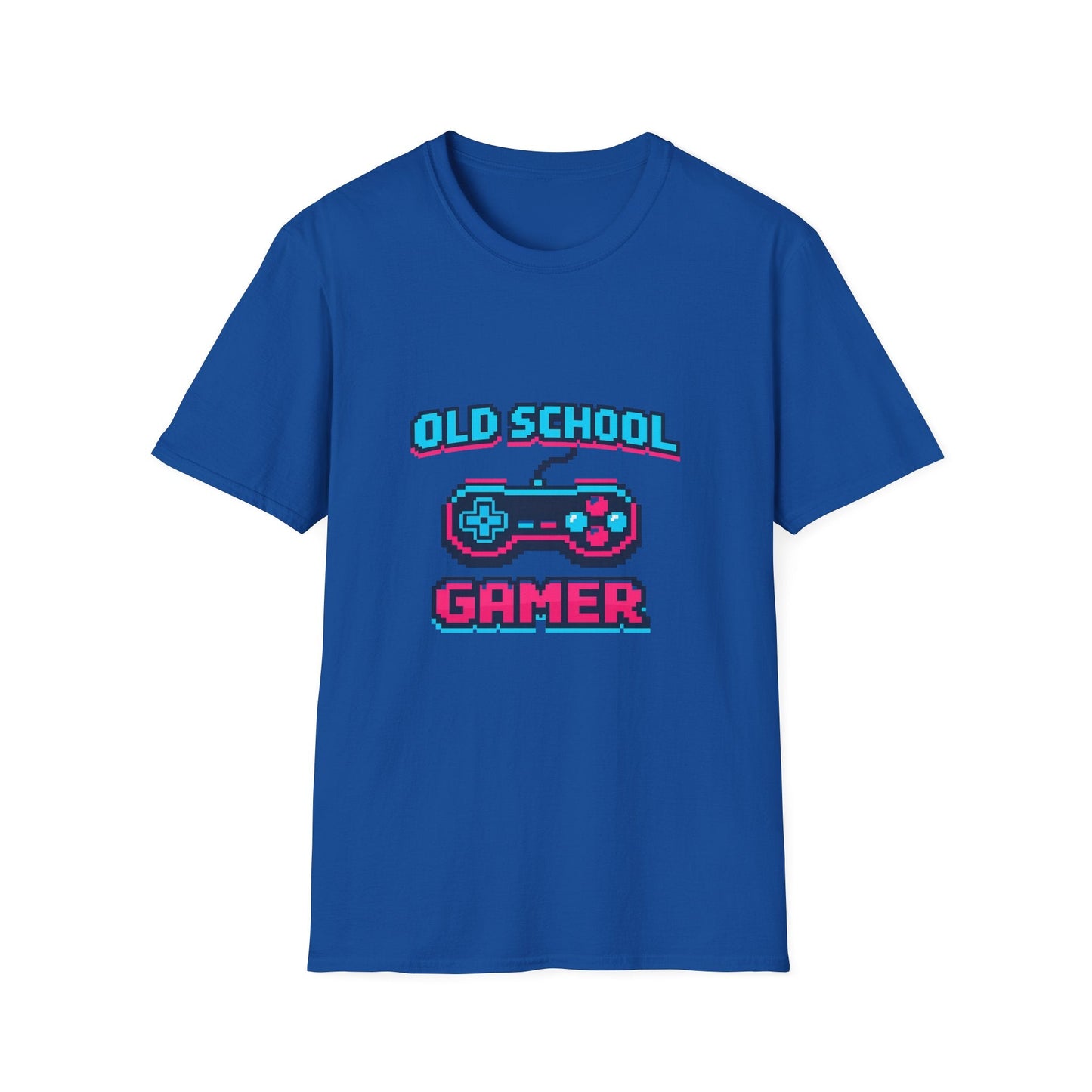 Old School Gamer T-Shirt — Retro Video Game Controller Tee Printify