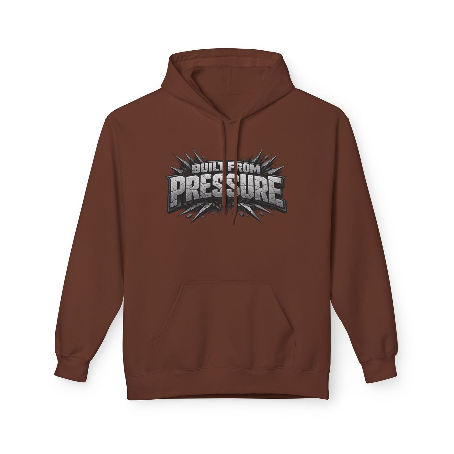 Build From Pressure Hoodie — Motivational Graphic Pullover Printify