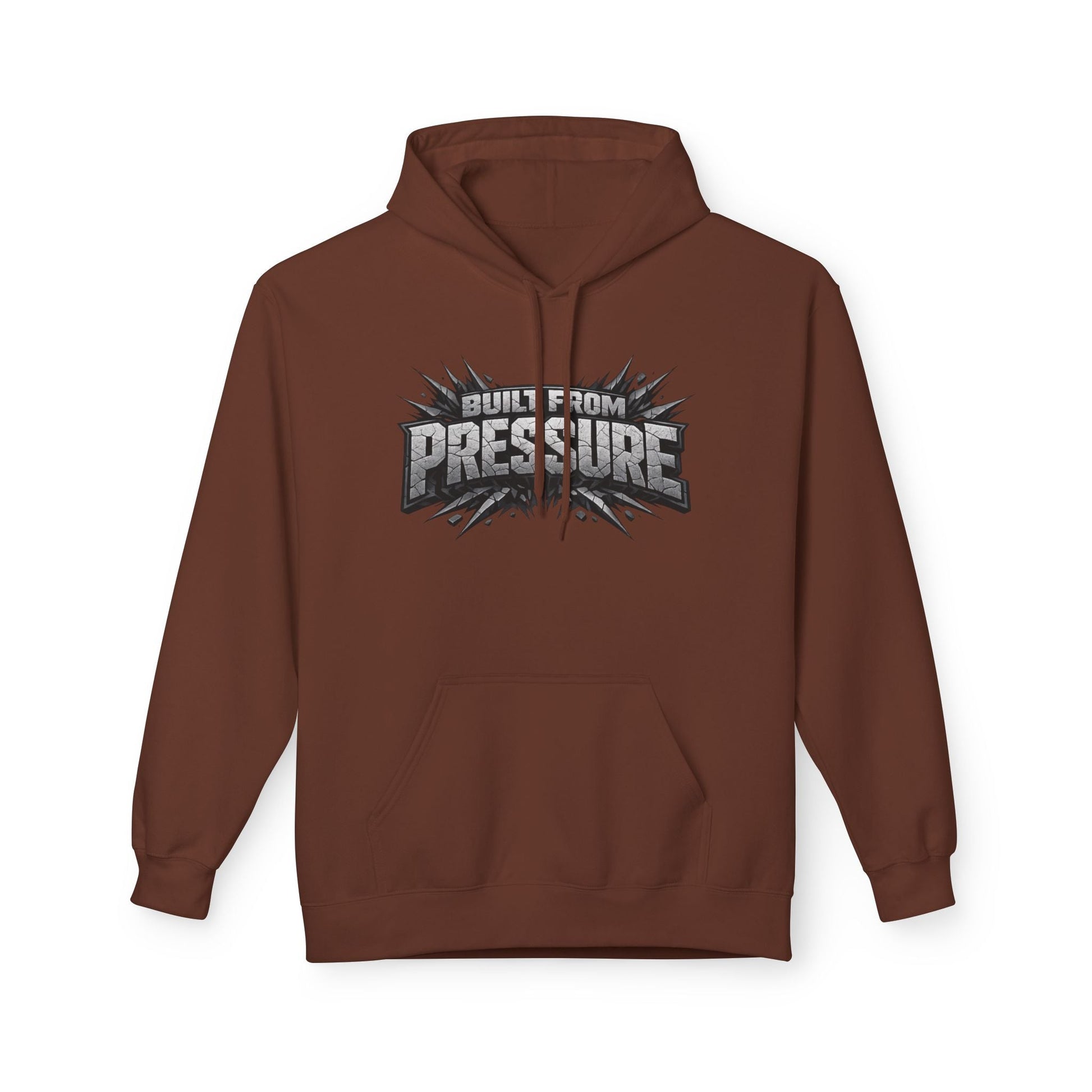 Build From Pressure Hoodie — Motivational Graphic Pullover Printify