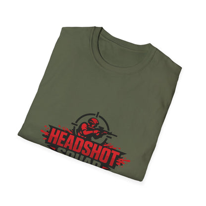 Headshot Squad Graphic T-Shirt — Gamer Sniper Team Tee Printify