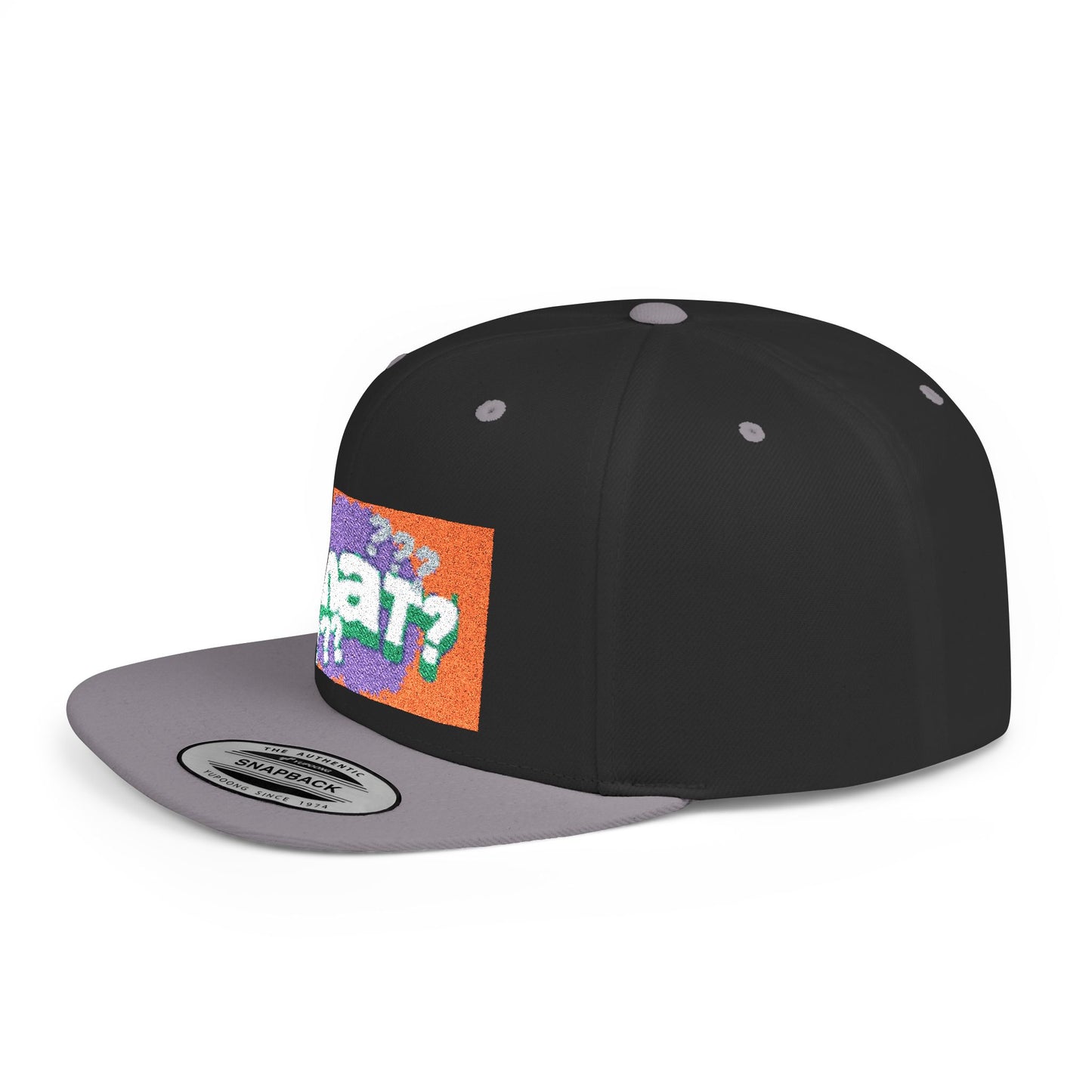 Chat Flat Bill Snapback Hat