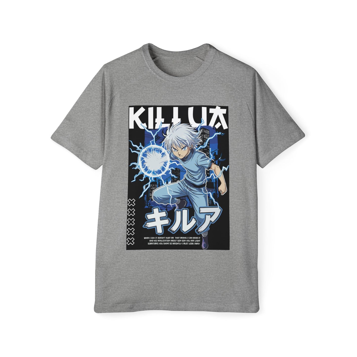 Killua Anime T-Shirt — Lightning Attack Graphic Tee (キルア)