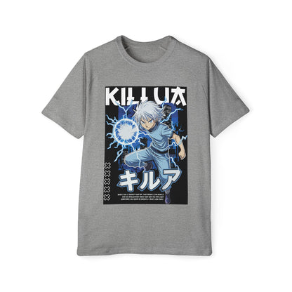 Killua Anime T-Shirt — Lightning Attack Graphic Tee (キルア)