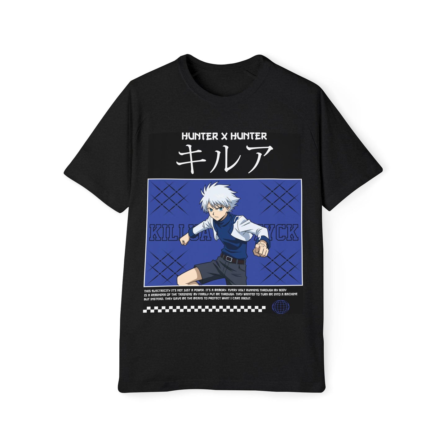 Hunter x Hunter Killua Graphic T-Shirt — Anime Raglan Tee