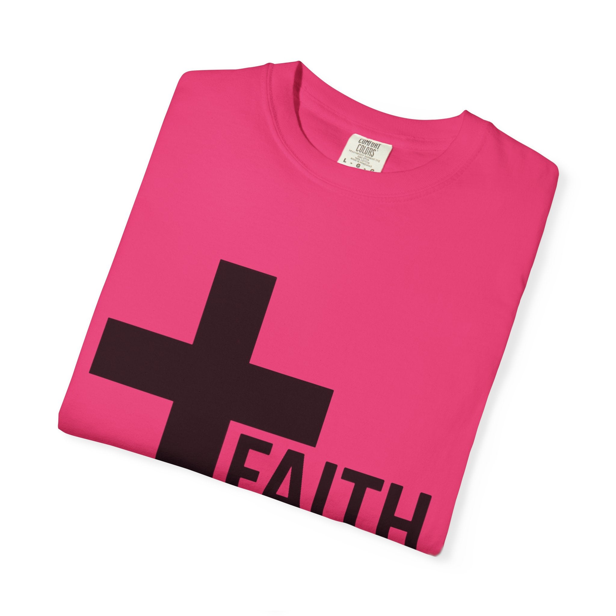 Faith Over Fear T-Shirt — Christian Cross Inspirational Tee