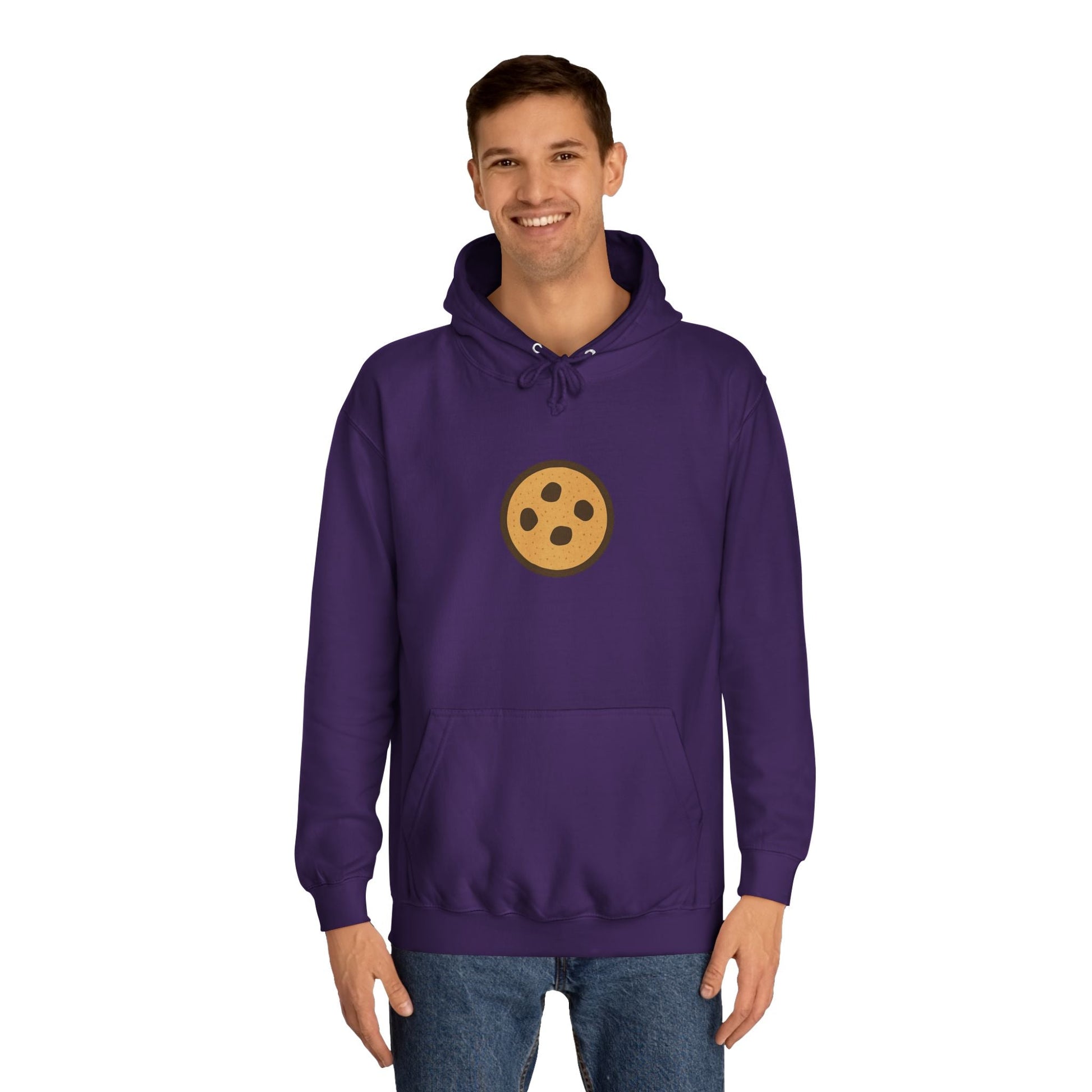 Unisex Cookie “Good Times” Hoodie – Chocolate Chip Graphic Sweatshirt Printify