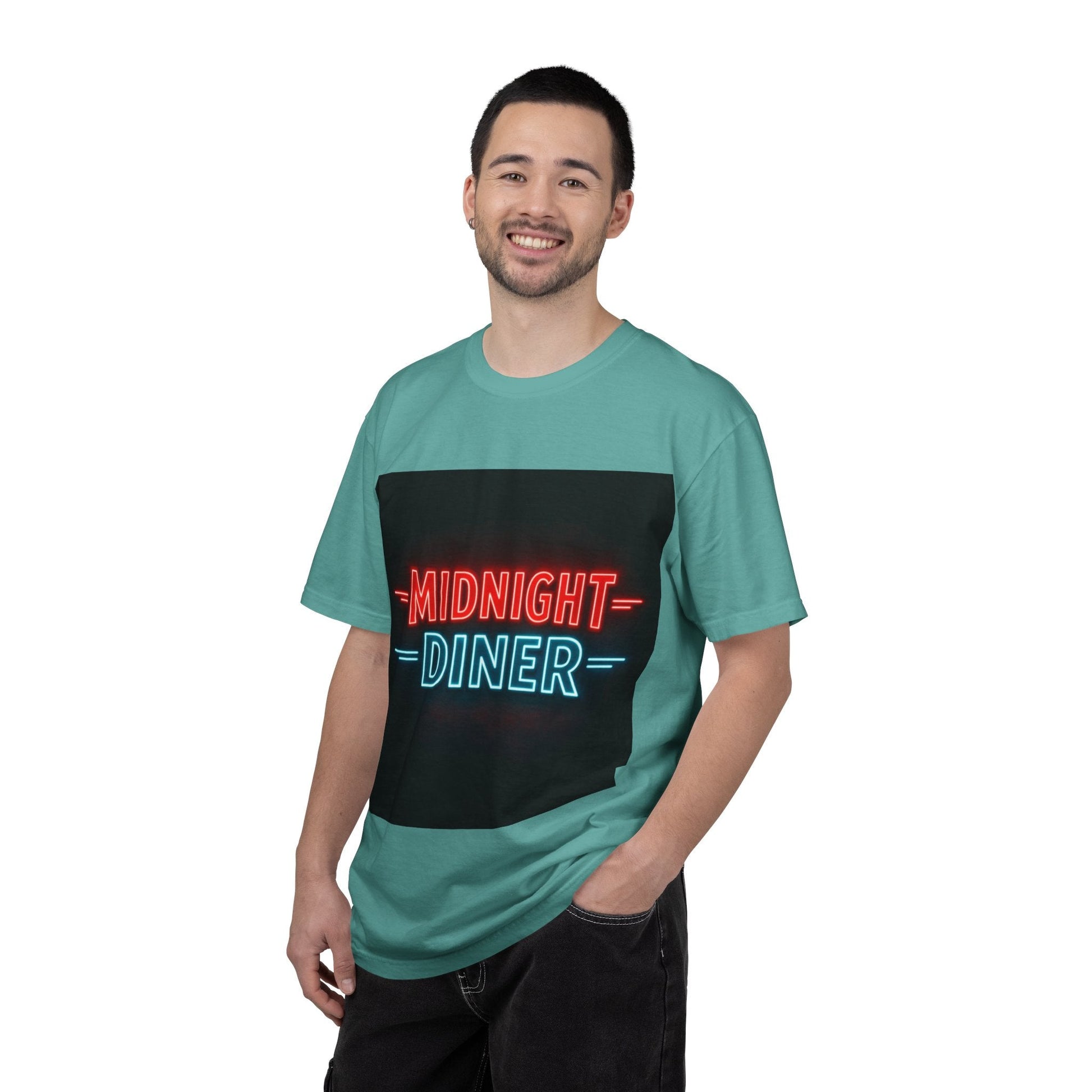 Midnight Diner Neon T-Shirt Printify