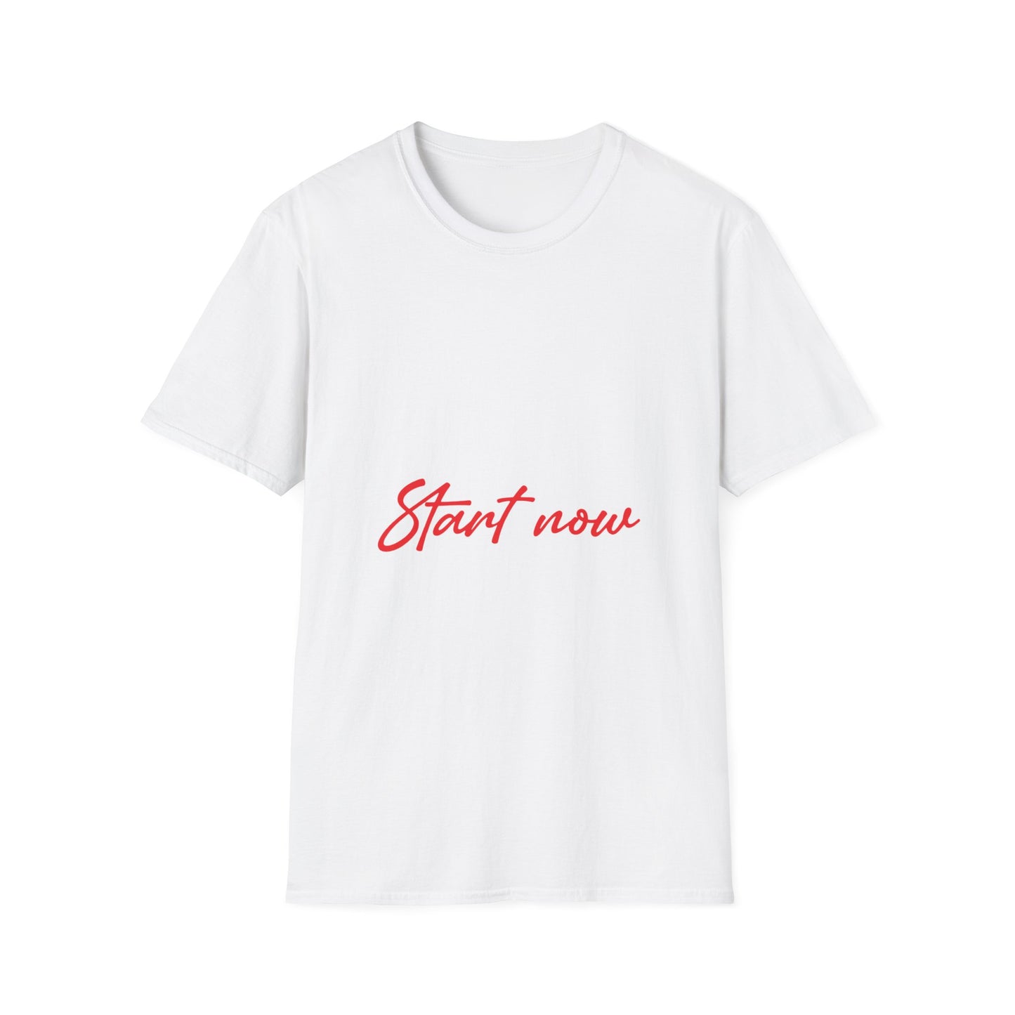 Start Now T-Shirt — Motivational Script Tee