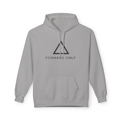 Hoodie — Minimal "Forward Only" Triangle Logo Pullover