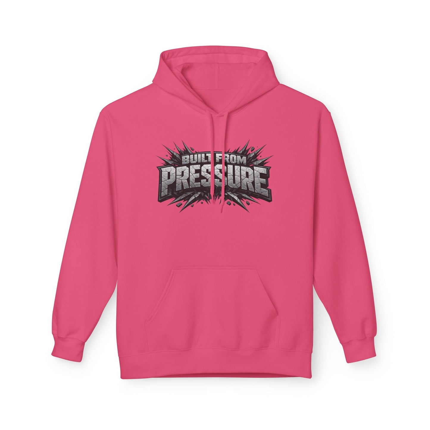 Build From Pressure Hoodie — Motivational Graphic Pullover Printify
