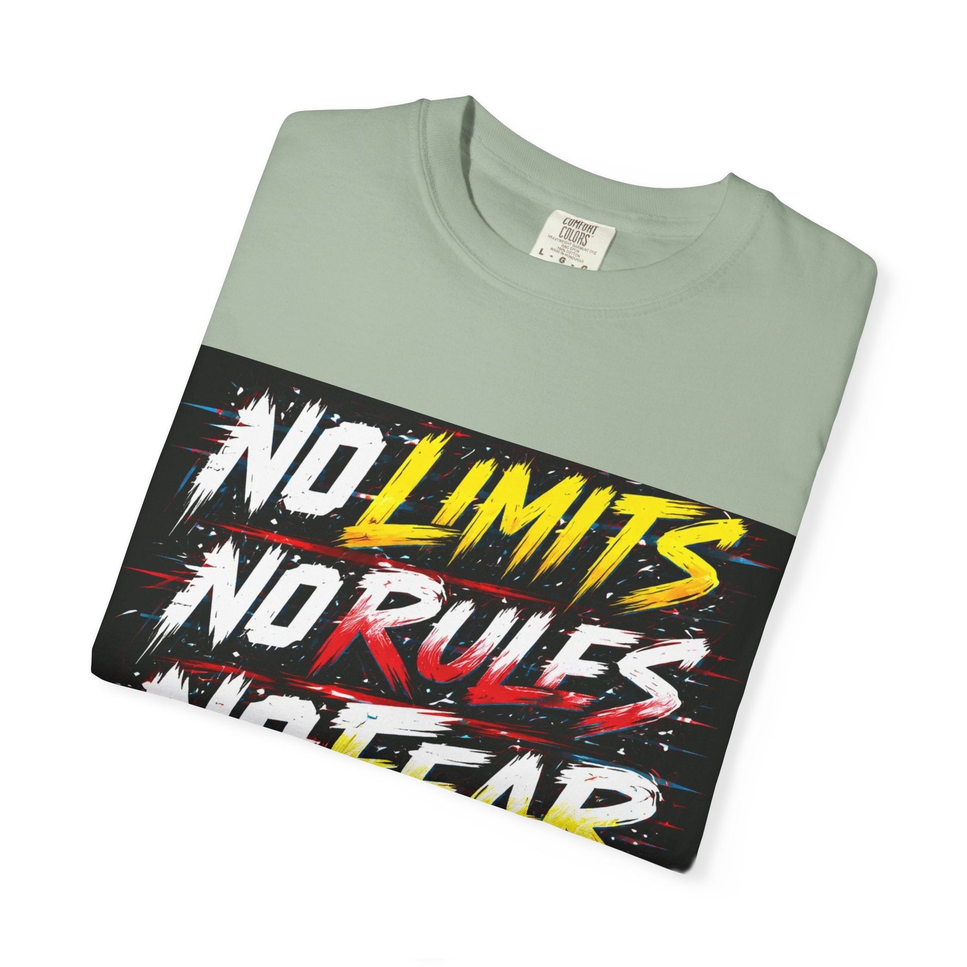 No Limits No Rules No Fear Graphic T-Shirt Printify