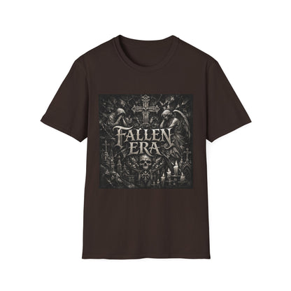 T-Shirt — Fallen Era Gothic Band Tee (Skulls, Angels & Cross) Printify