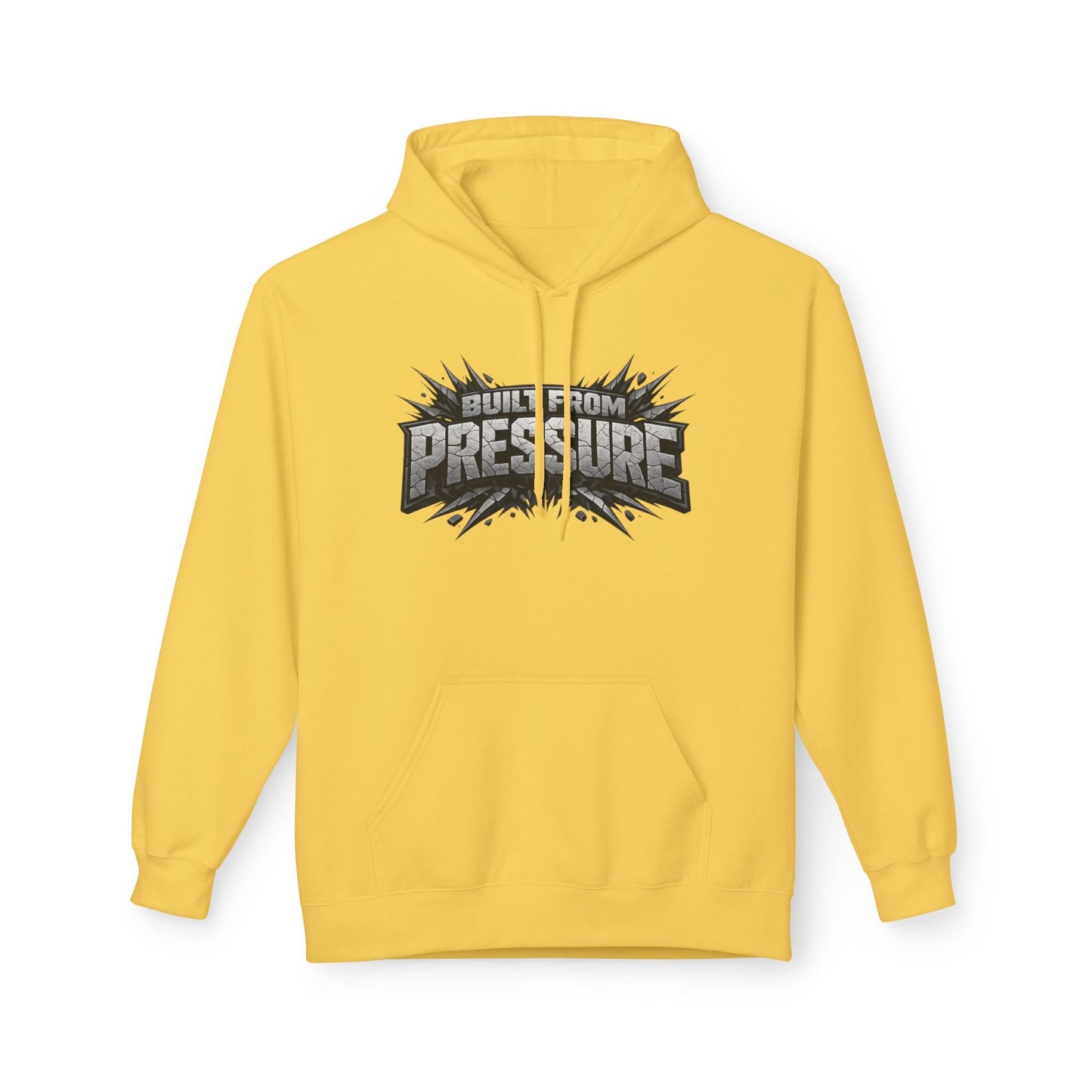 Build From Pressure Hoodie — Motivational Graphic Pullover Printify