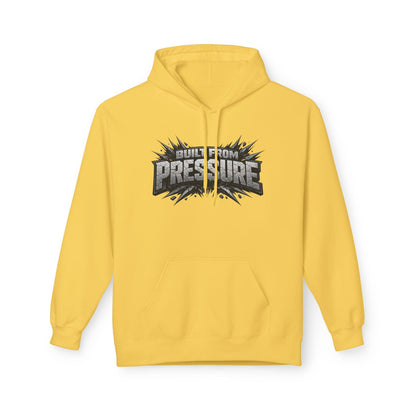 Build From Pressure Hoodie — Motivational Graphic Pullover Printify
