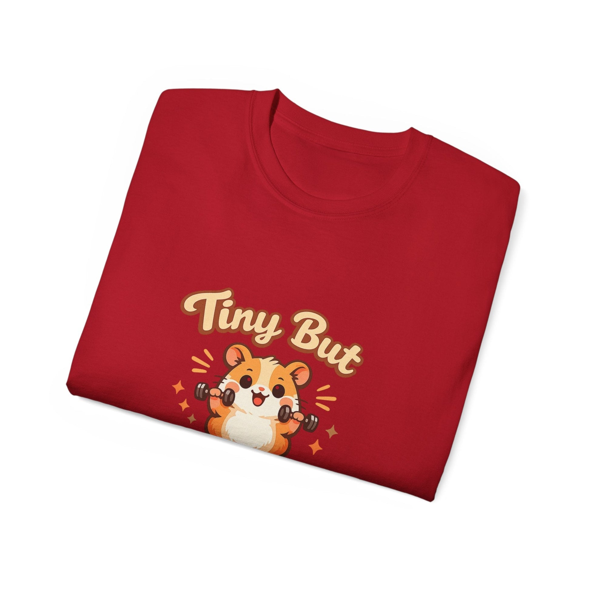 Tiny But Mighty Hamster T-Shirt Printify