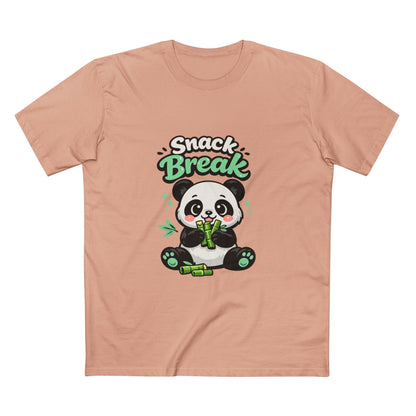 Snack Break Panda T-Shirt — Cute Panda Eating Bamboo Graphic Tee Printify