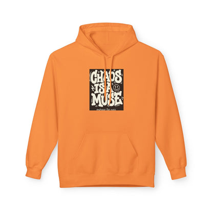 Chaos Is A Muse Hoodie — Retro Psychedelic Graphic Pullover Printify