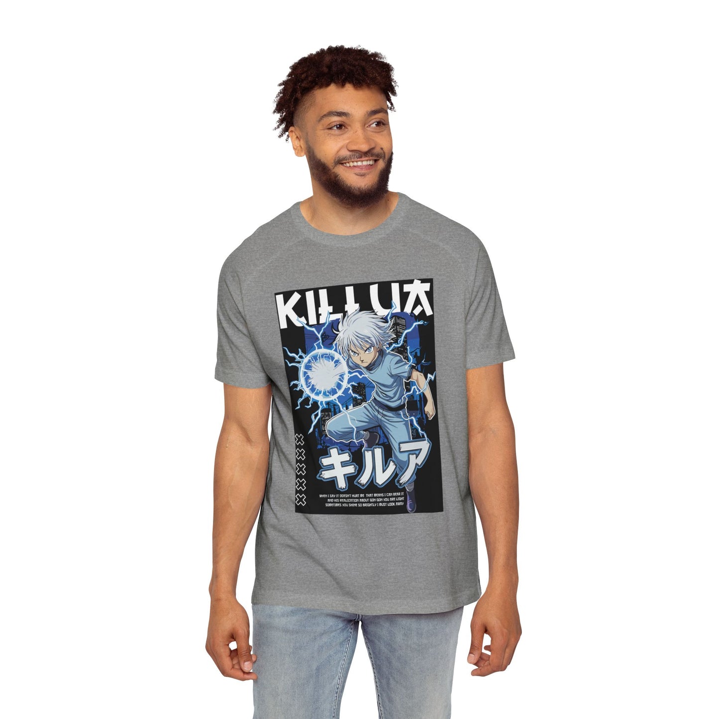 Killua Anime T-Shirt — Lightning Attack Graphic Tee (キルア)