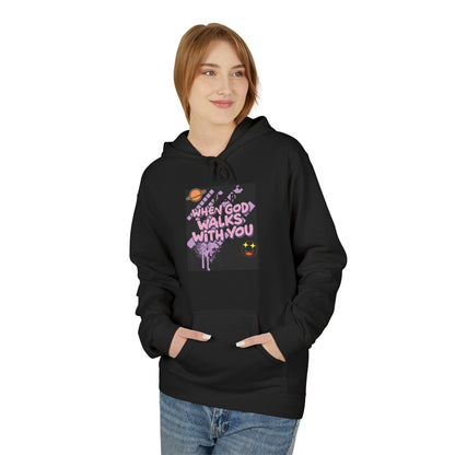 Where God Walks With You Hoodie — Faith-Based Comfort Pullover Printify