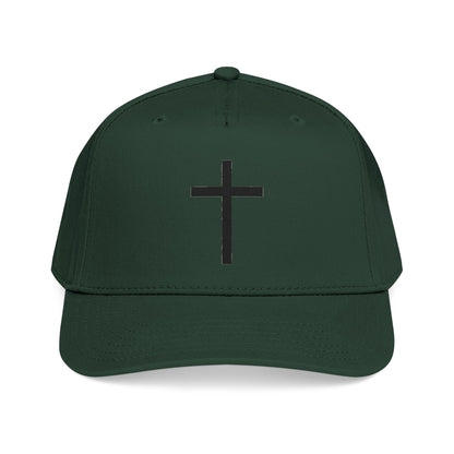 Christian Cross Baseball Cap — Minimal Embroidered Faith Hat Printify