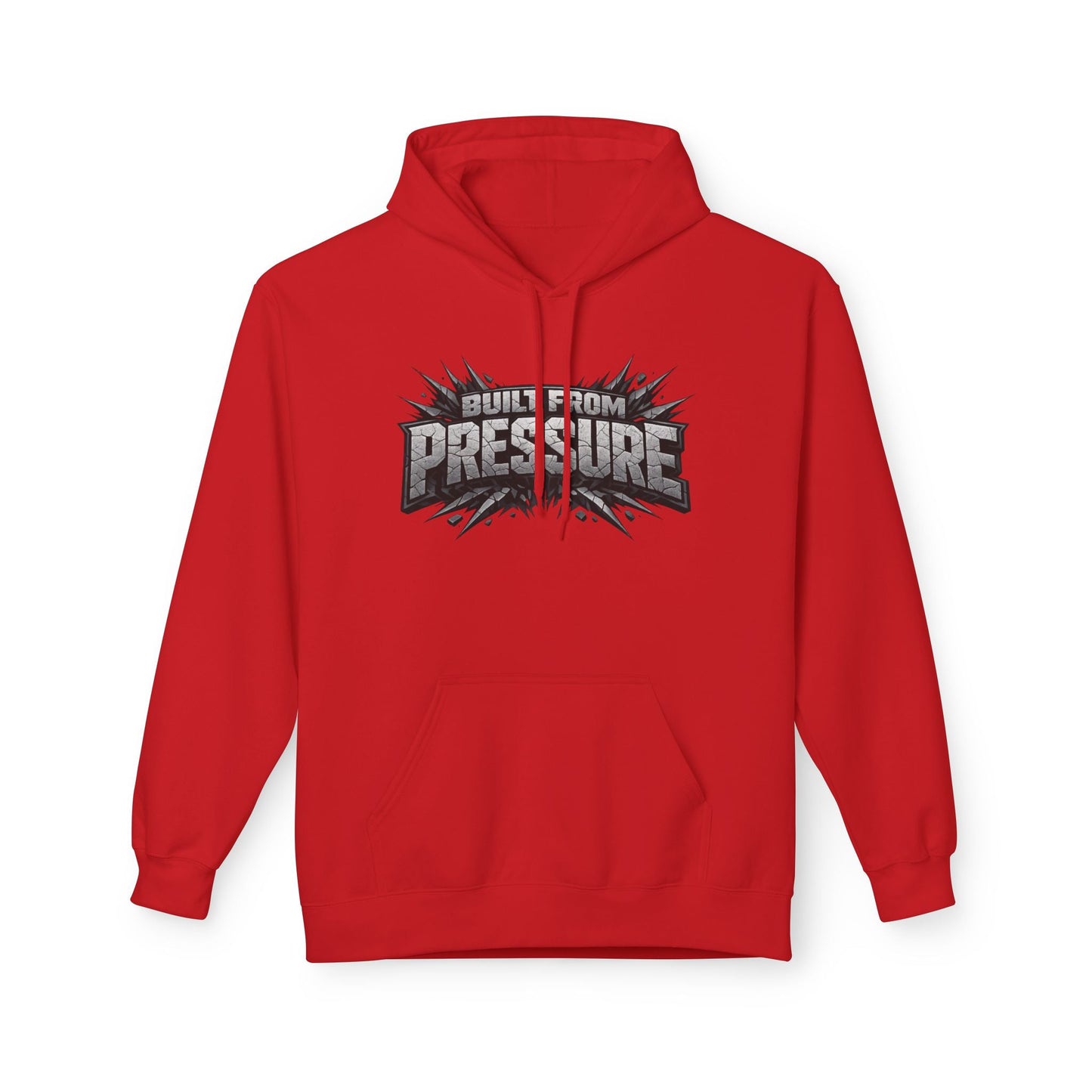 Build From Pressure Hoodie — Motivational Graphic Pullover Printify