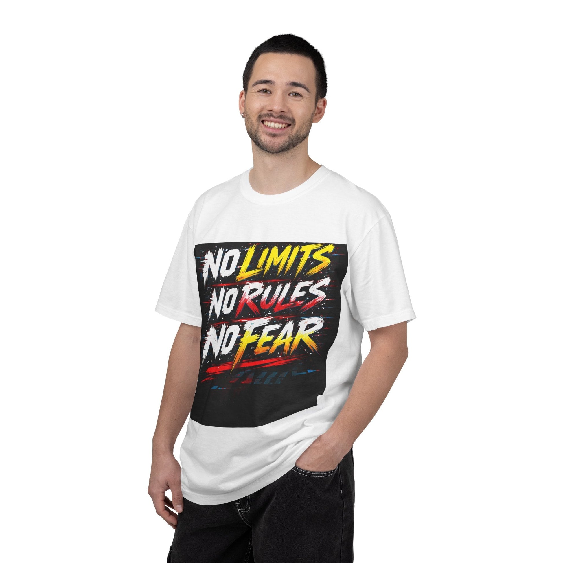 No Limits No Rules No Fear Graphic T-Shirt Printify