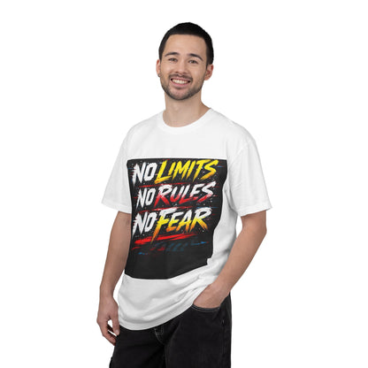 No Limits No Rules No Fear Graphic T-Shirt Printify