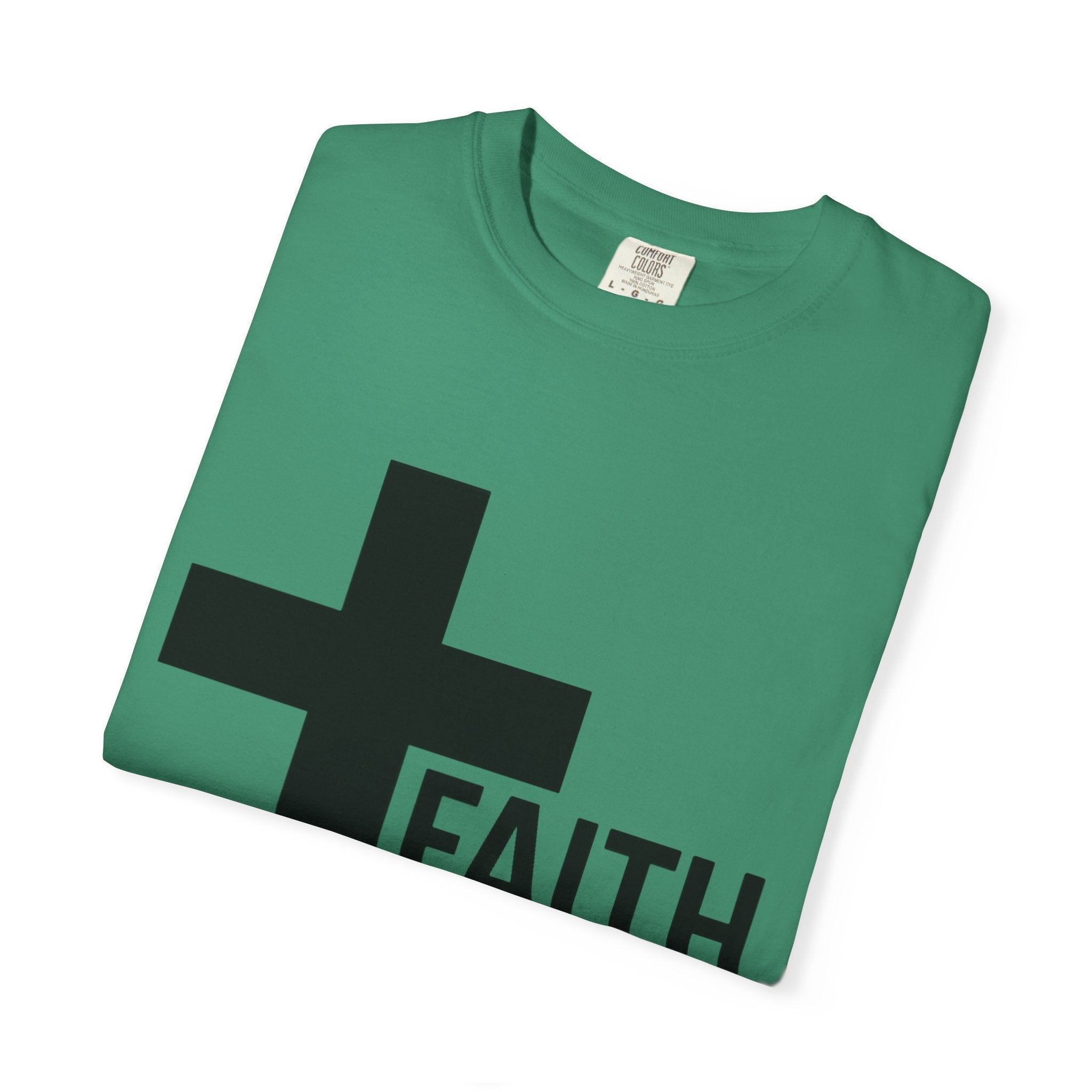 Faith Over Fear T-Shirt — Christian Cross Inspirational Tee